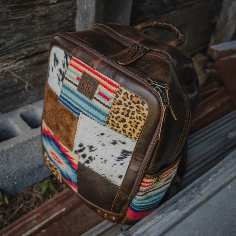 STS Ranchwear Patchwork Backpack - Multicolor